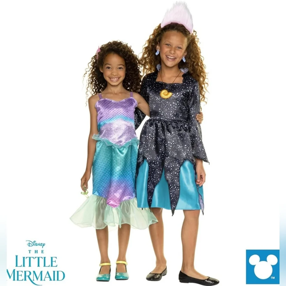 Disney The Little Mermaid Ariel & Ursula Dress Up Trunk, Treasure Chest